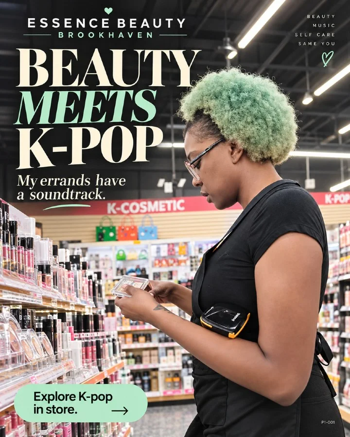 Essence Beauty promotional design